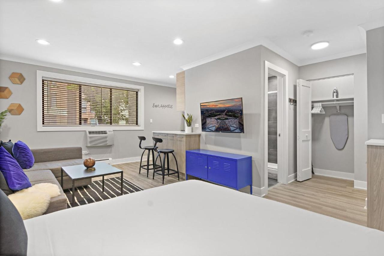 Sophisticated Studio Apartment With Modern Kitchen - Oakdale Od2 Rep Chicago Esterno foto