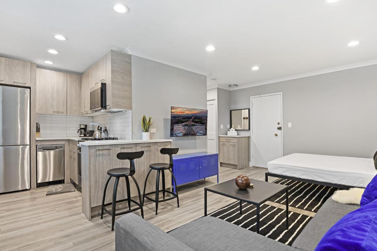 Sophisticated Studio Apartment With Modern Kitchen - Oakdale Od2 Rep Chicago Esterno foto